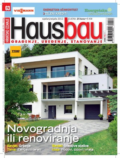 Hausbau novi broj za sijeanj/veljau 2012 donosi: