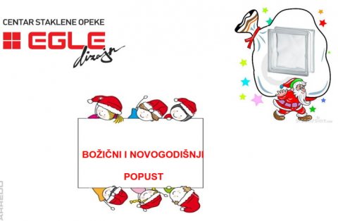 Egle dizajn: Božićni i novogodišnji popust